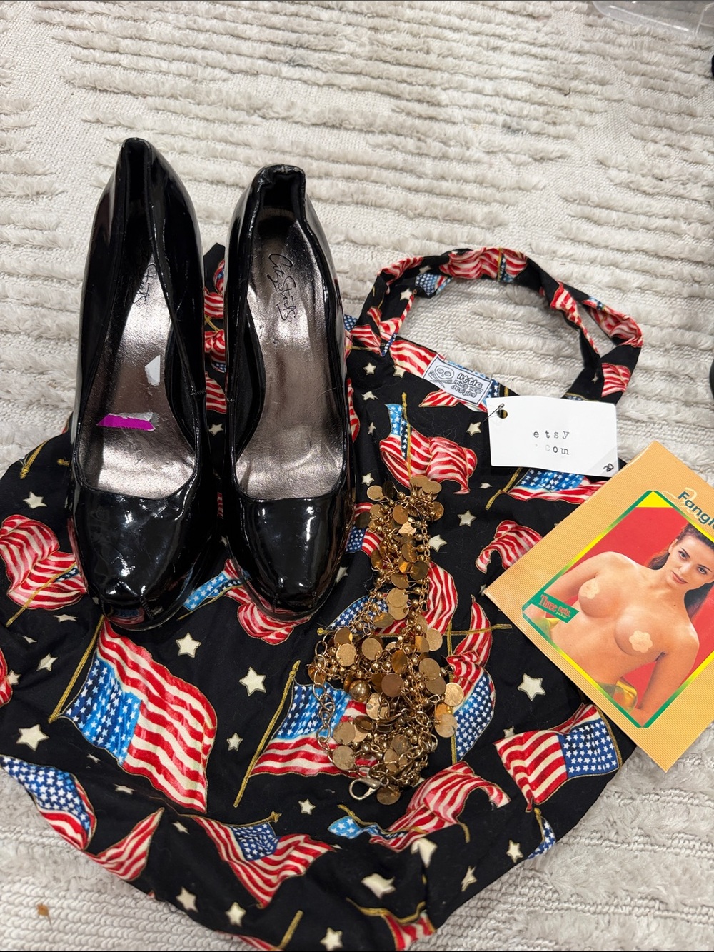 City Streets Black Patent High Heels BUNDLE of Fun